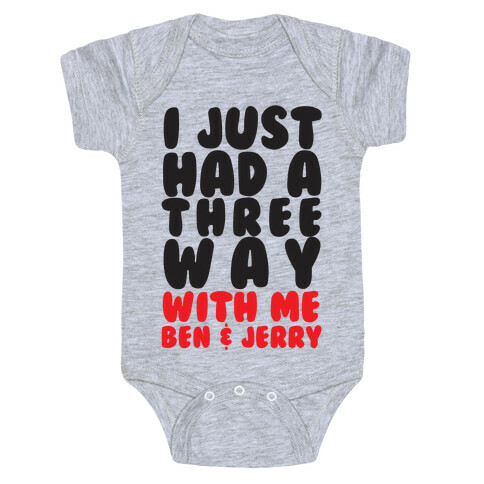 Three Way With Ben & Jerry Baby One-Piece
