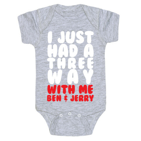 Three Way With Ben & Jerry Baby One-Piece