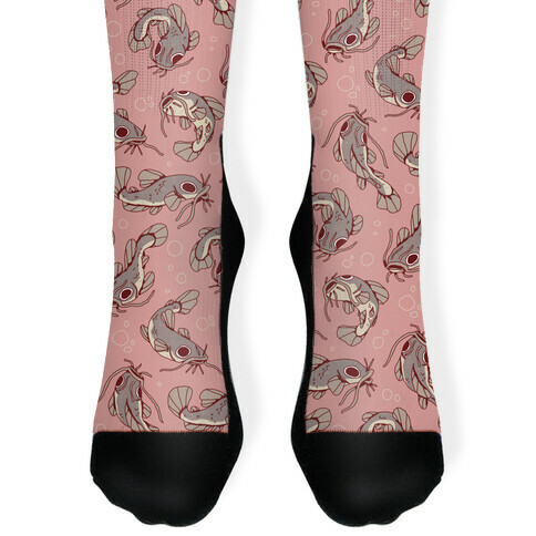Catfish Pattern Sock