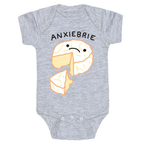 Anxie-brie Anxious Cheese Baby One-Piece