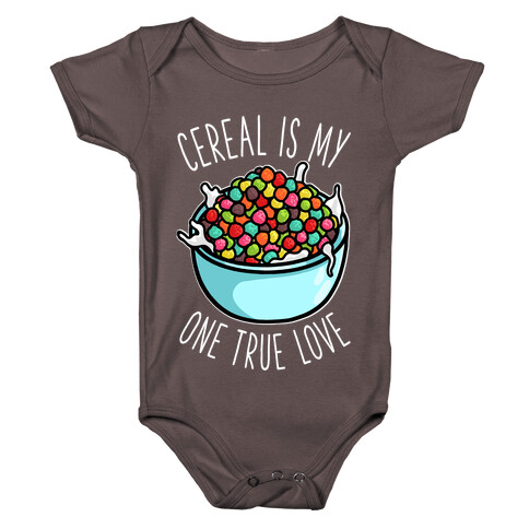 Cereal is My One True Love Baby One-Piece