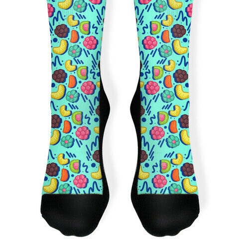 90's Cereal Pattern Sock