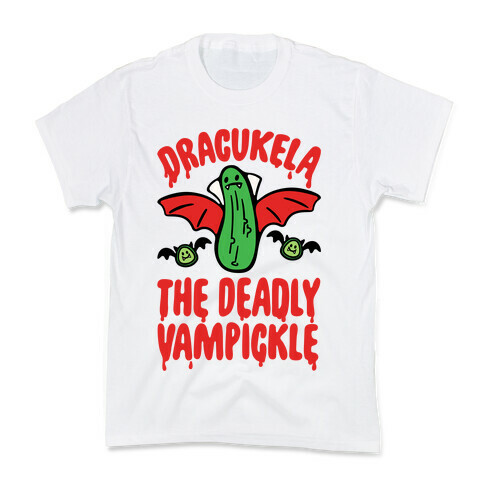 Dracukela Cucumber Parody Kids T-Shirt