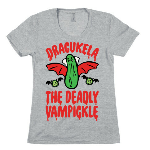 Dracukela Cucumber Parody Womens T-Shirt