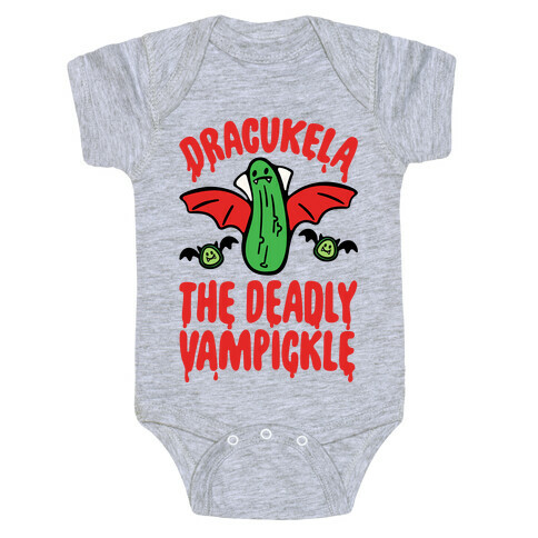 Dracukela Cucumber Parody Baby One-Piece