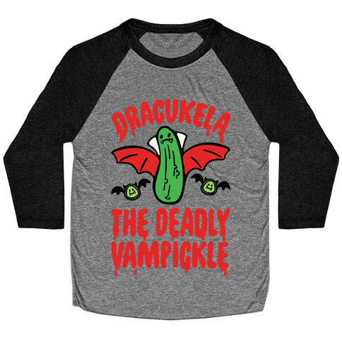 Dracukela Cucumber Parody Baseball Tee