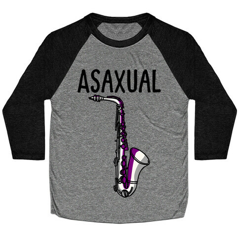 Asaxual  Baseball Tee