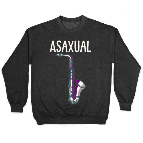 Asaxual White Print Pullover