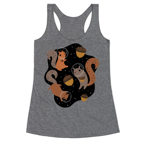 Squirrels In Space Racerback Tank Top