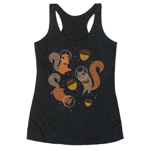 Squirrels In Space Racerback Tank Top