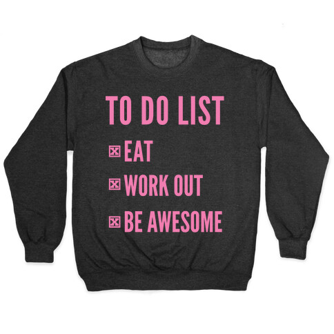 To Do List Pullover