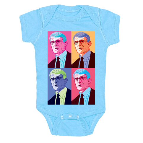 Anthony Fauci Pop Art Baby One-Piece