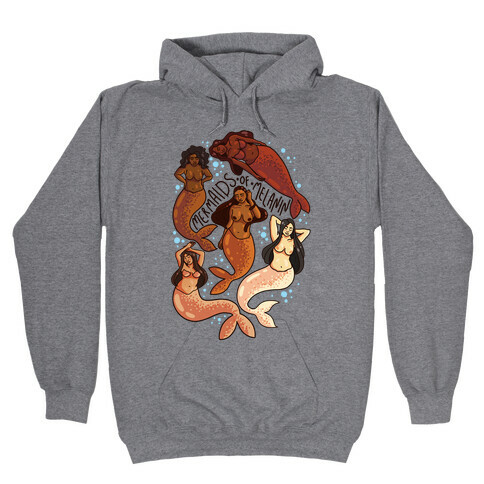 Mermaids of Melanin Hooded Sweatshirt