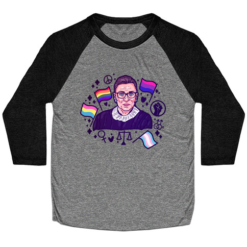 Pride Colors RBG Baseball Tee