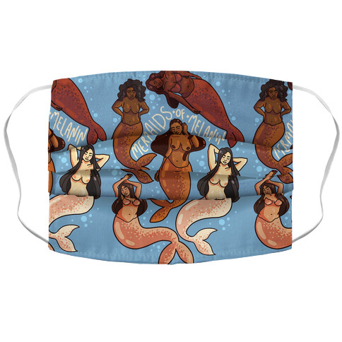 Mermaids of Melanin Accordion Face Mask