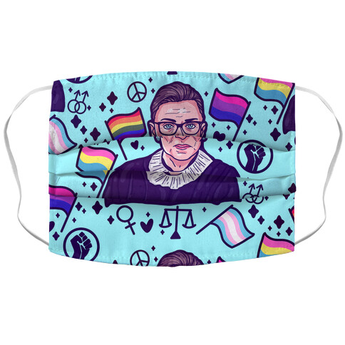 Pride Colors RBG Accordion Face Mask