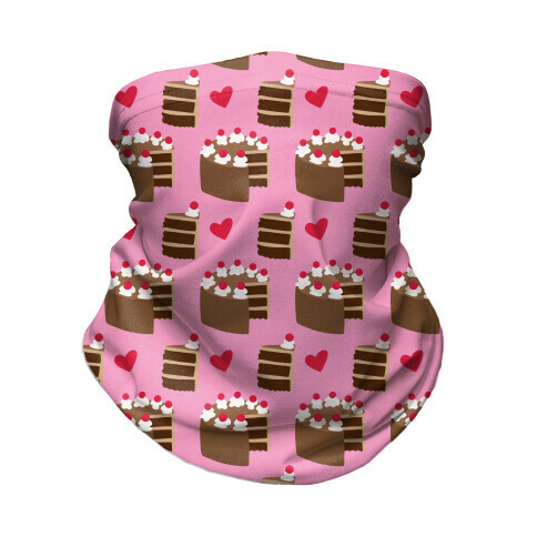 Choccy Cake Pattern Neck Gaiter