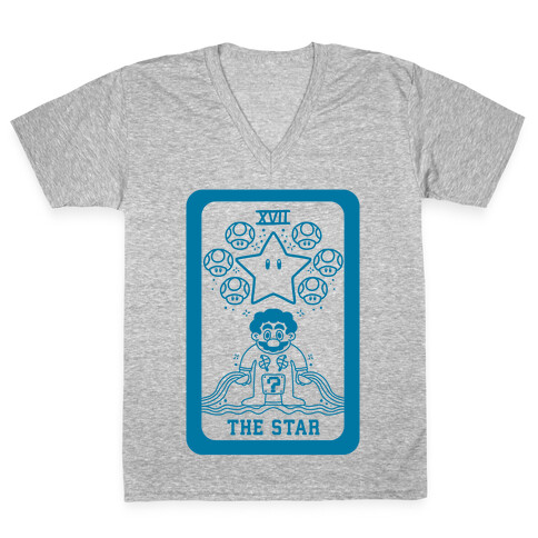 The Star Tarot V-Neck Tee Shirt