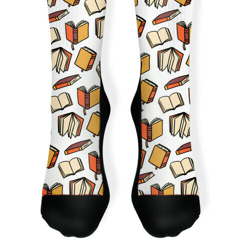 Book Reading Pattern Sock