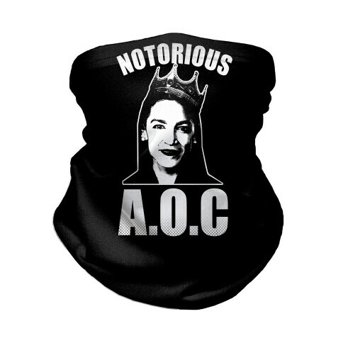 Notorious AOC (Alexandria Ocasio-Cortez) Neck Gaiter