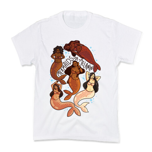 SFW Mermaids of Melanin Kids T-Shirt