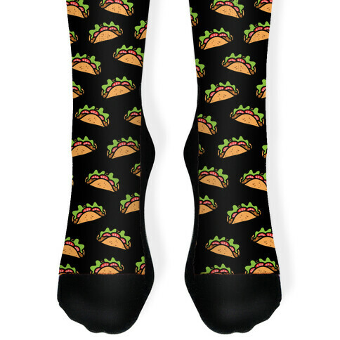 Taco Pattern Sock