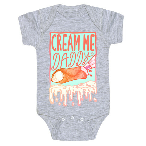 Cream Me Daddy Cannoli Baby One-Piece