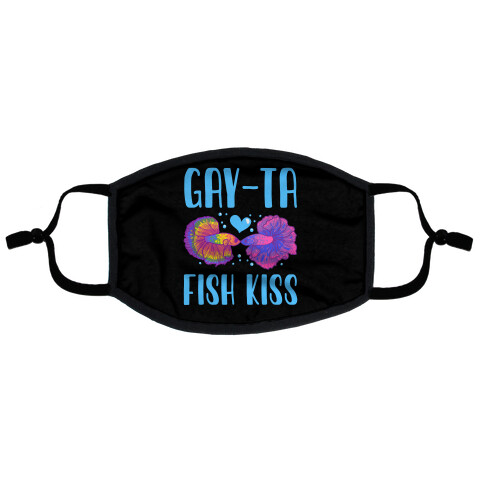 Gay-Ta Fish Kiss Flat Face Mask