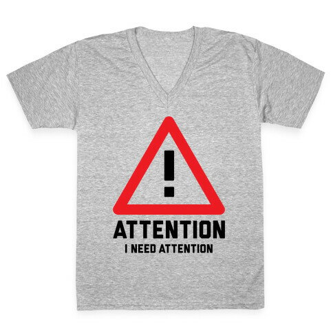 Attention V-Neck Tee Shirt