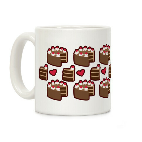 Choccy Cake Pattern Coffee Mug