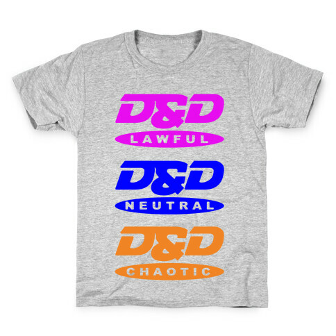 Dungeons and Dragons DVD Logo Parody  Kids T-Shirt