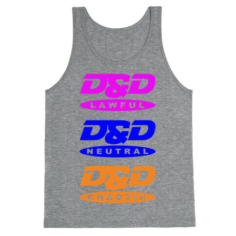 Dungeons and Dragons DVD Logo Parody  Tank Top