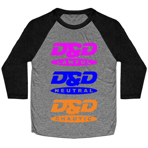 Dungeons and Dragons DVD Logo Parody  Baseball Tee