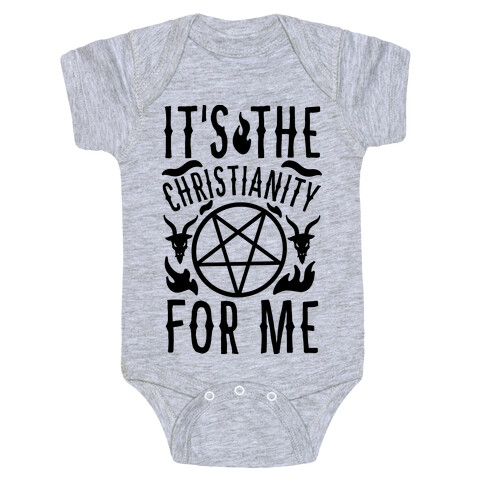 It's the Christianity For Me Baby One-Piece