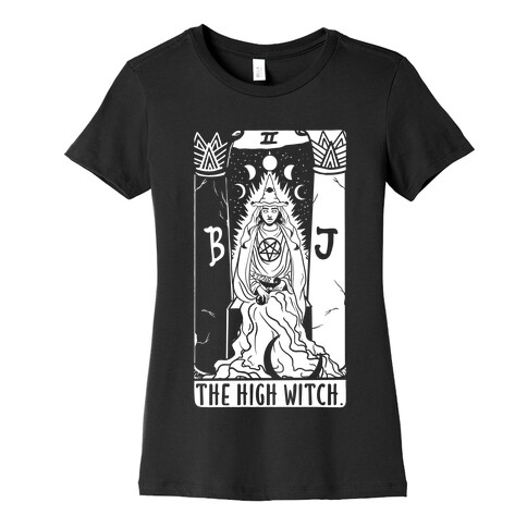 The High Witch Tarot Womens T-Shirt