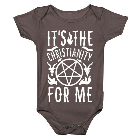 It's the Christianity For Me Baby One-Piece