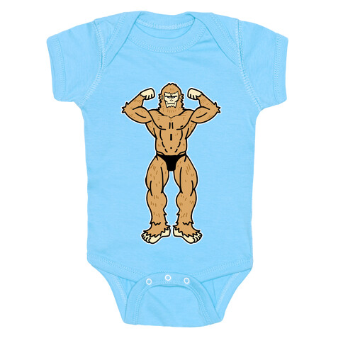 Buff cryptids: Bigfoot Baby One-Piece