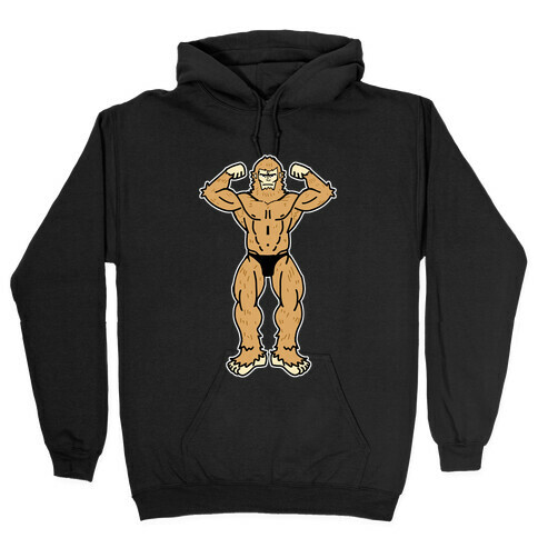 Buff cryptids: Bigfoot Hooded Sweatshirt