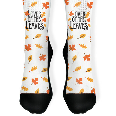 Lover of the Leaves Autumn Sock