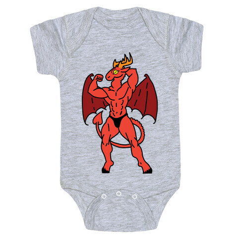 Buff cryptids: Jersey Devil Baby One-Piece