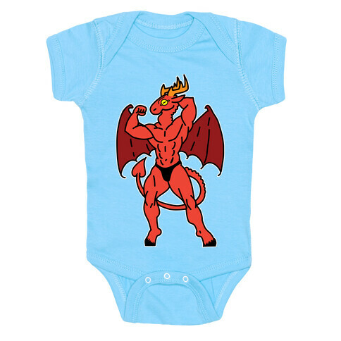 Buff cryptids: Jersey Devil Baby One-Piece
