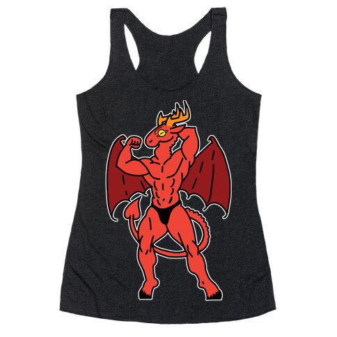 Buff cryptids: Jersey Devil Racerback Tank Top