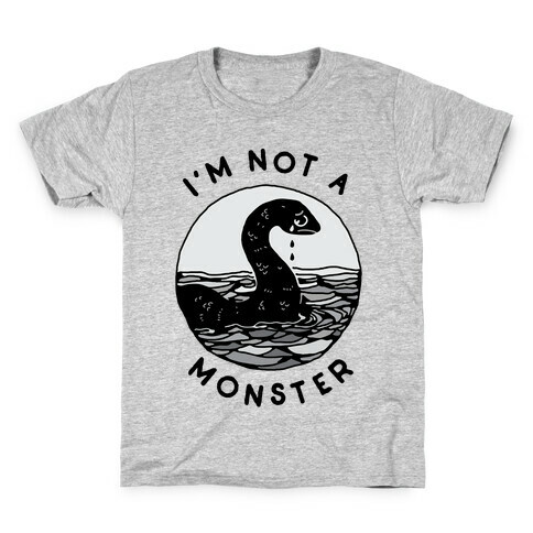 I'm Not a Monster (Nessy)  Kids T-Shirt
