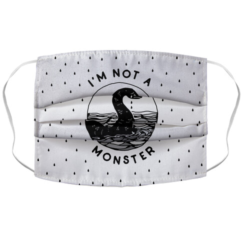 I'm Not a Monster (Nessy)  Accordion Face Mask