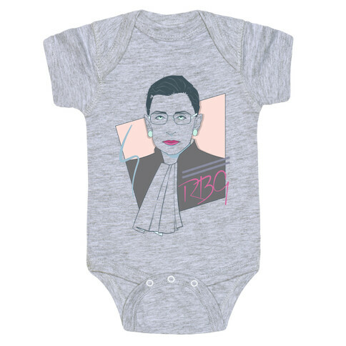 80's Ruth Bader Ginsburg Baby One-Piece