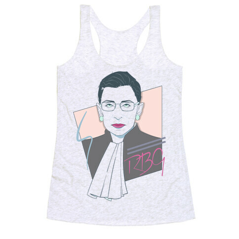 80's Ruth Bader Ginsburg Racerback Tank Top