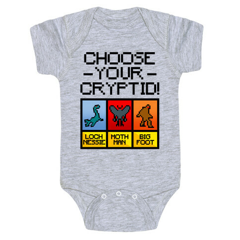 Choose Your Cryptid Baby One-Piece