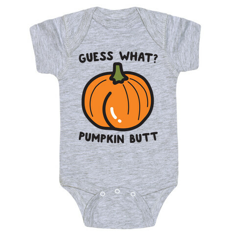 Guess What? Pumpkin Butt Baby One-Piece