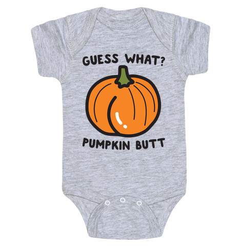 Guess What? Pumpkin Butt Baby One-Piece