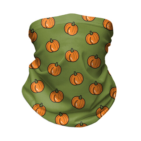 Pumpkin Butt Pattern Neck Gaiter